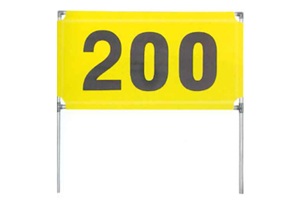 731-K　練習場用アルミパイプ製ヤードバナー